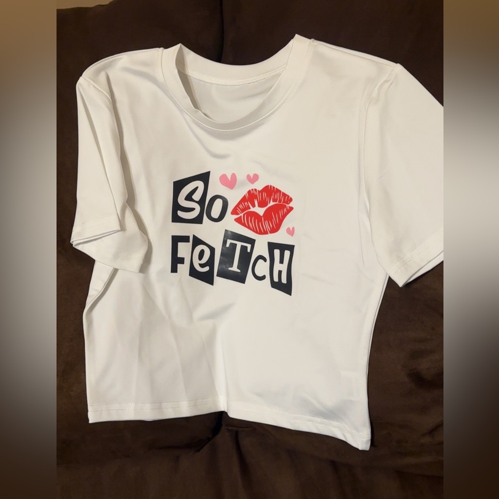 Mean Girls 'So Fetch' Crop Top